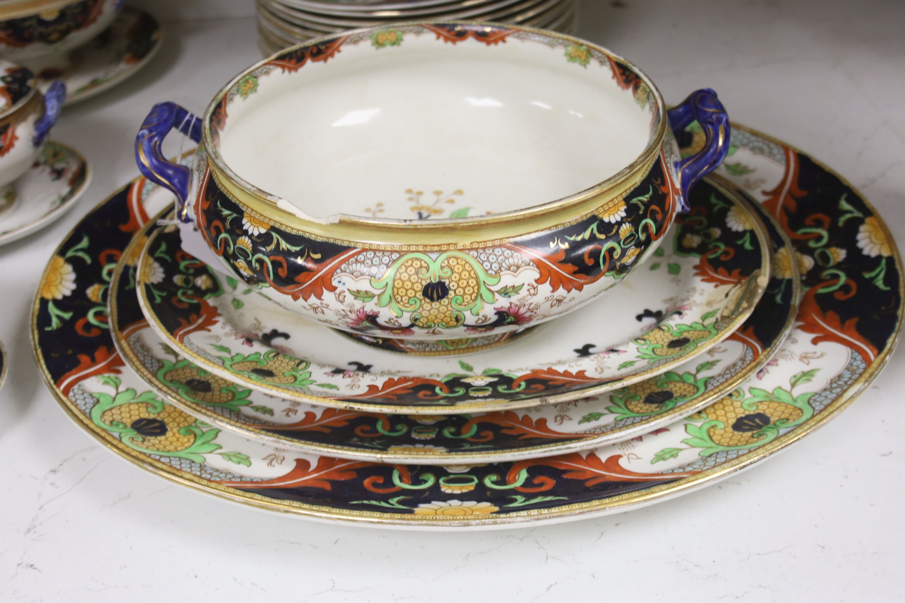 A Royal Doulton 'Matsumai' pattern part dinner service